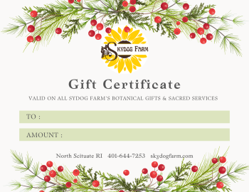 gift certificate